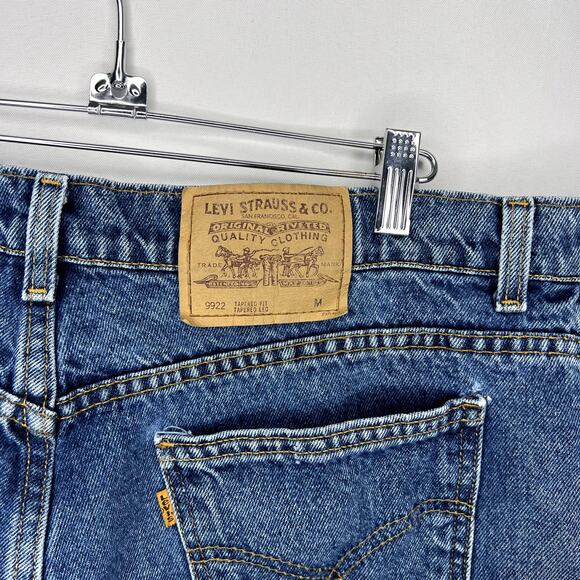 VTG Levis 9922 orange tab jeans 950 tapered leg womens 20M USA made - Picture 10 of 12